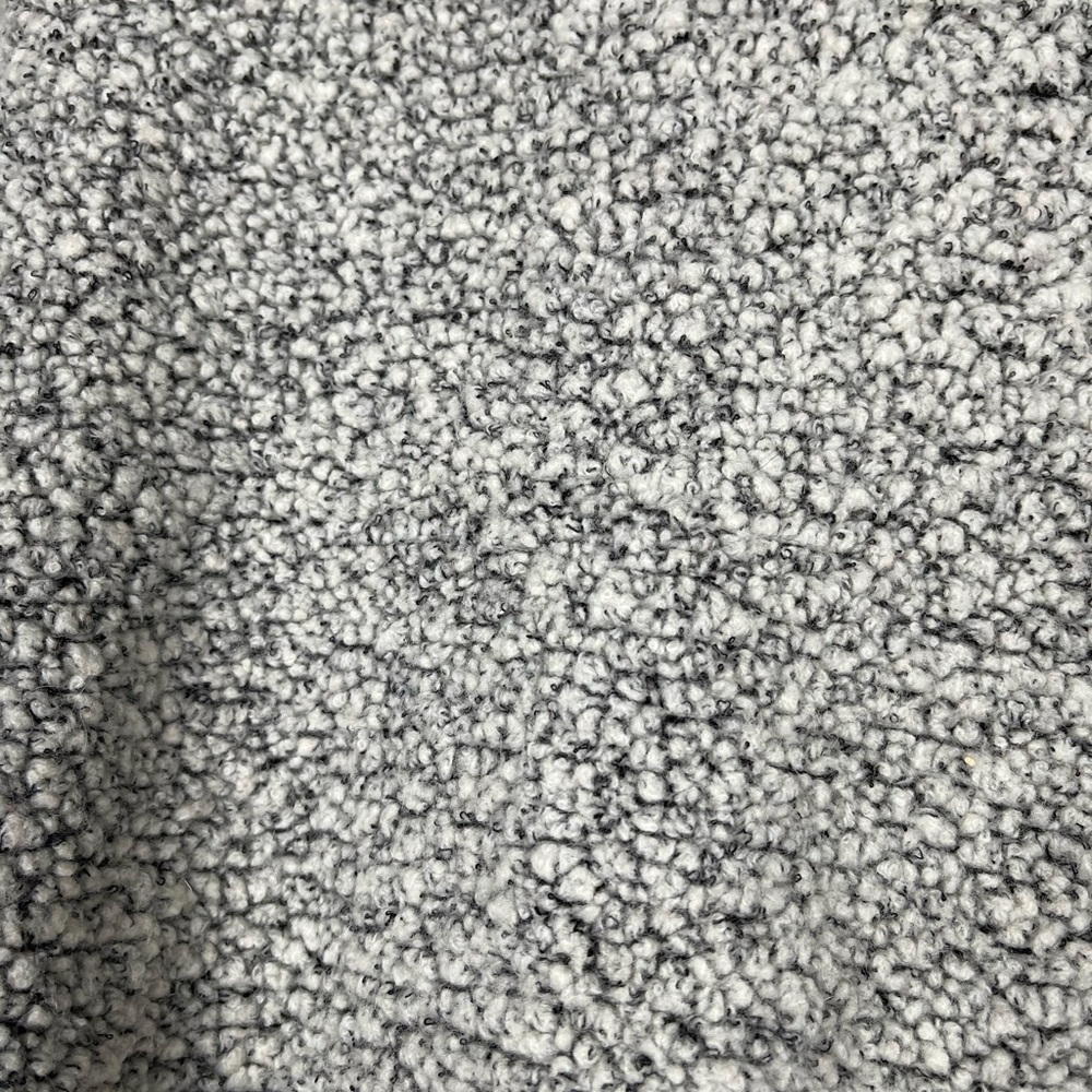 Athleta Pacific Pullover Wool Blend Sweatshirt Size Medium Gray Fuzzy Crew Neck - Picture 5 of 8